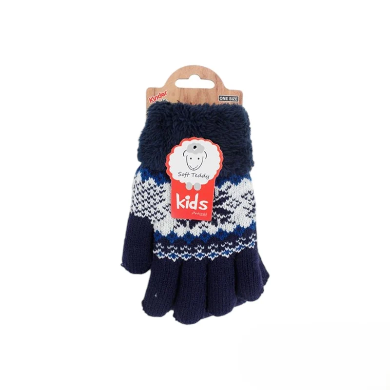 Baby Kinder Winter Handschuhe Strickhandschuhe warm gefüttert