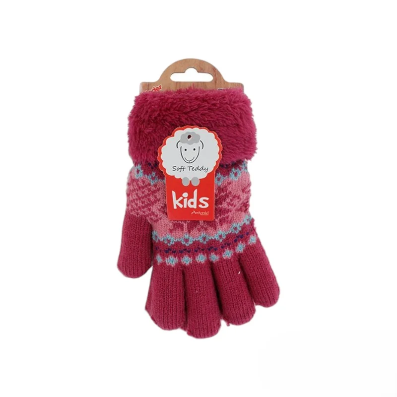 Baby Kinder Winter Handschuhe Strickhandschuhe warm gefüttert