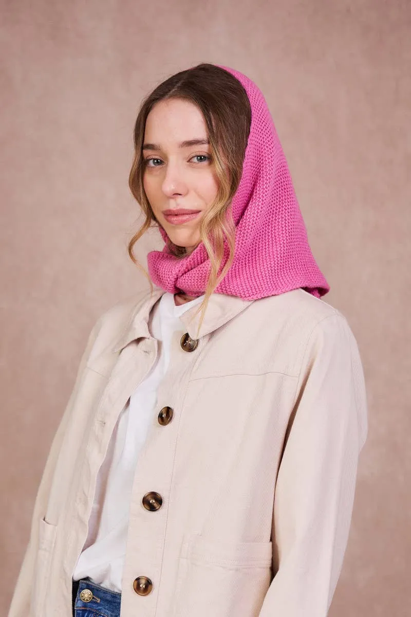 Kapuzenschal • Pink