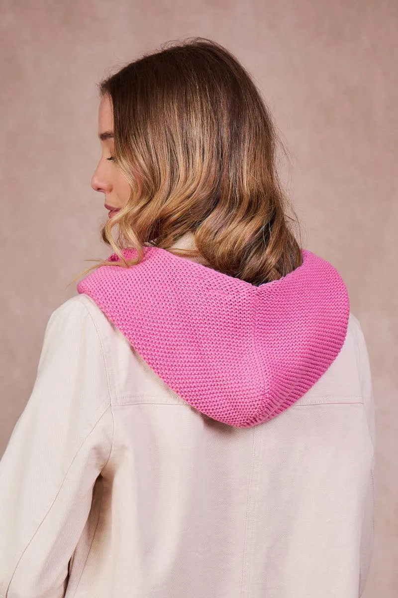 Kapuzenschal • Pink