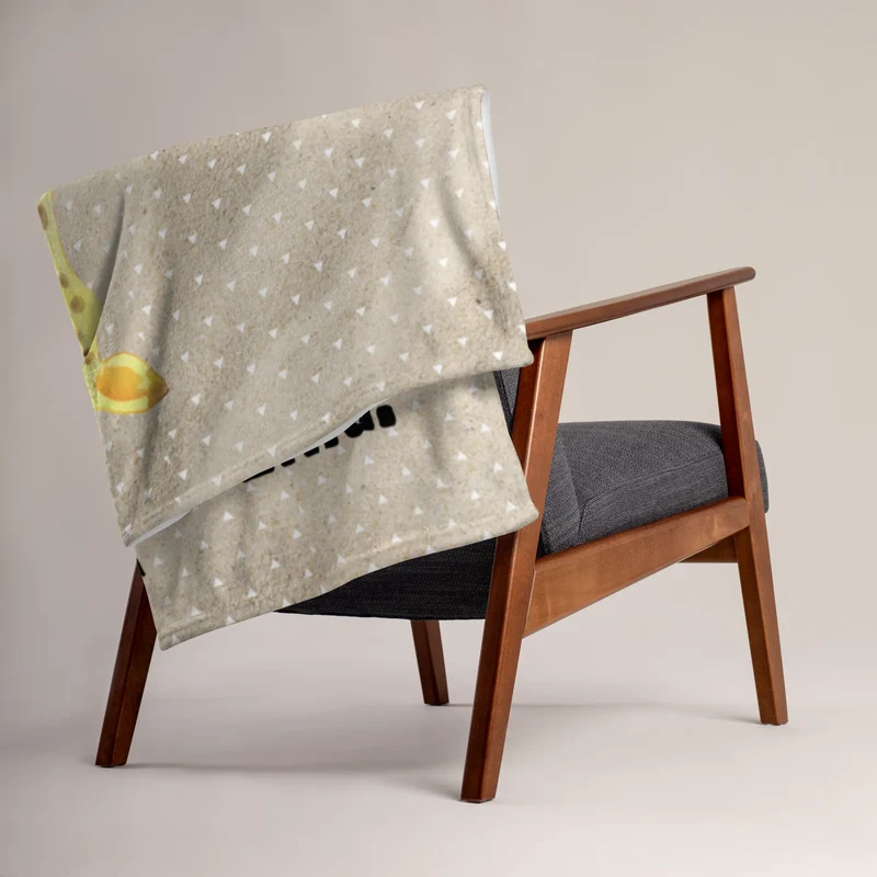 Babydecke Giraffe Zufrieden