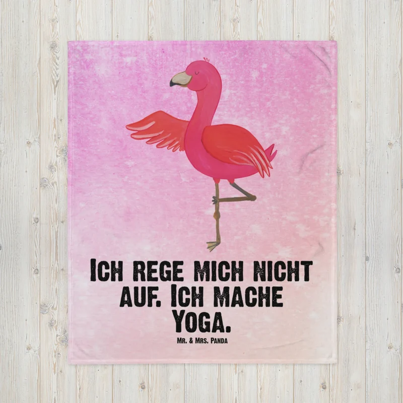 Babydecke Flamingo Yoga