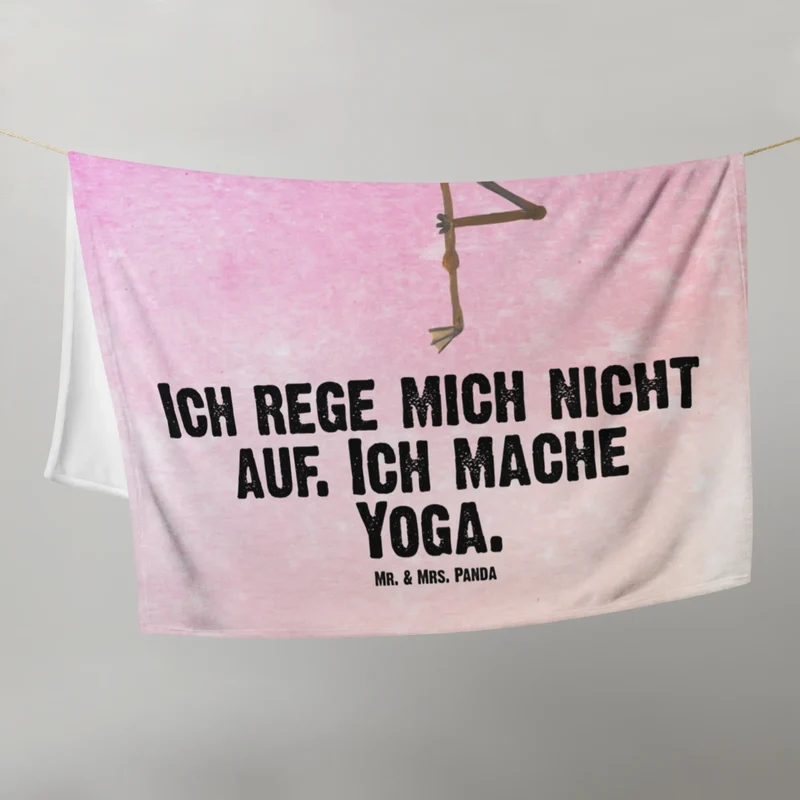 Babydecke Flamingo Yoga