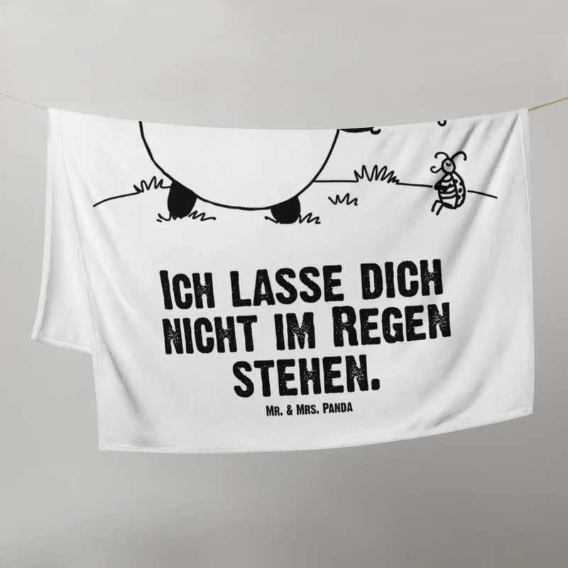 Babydecke Panda Zusammenhalt