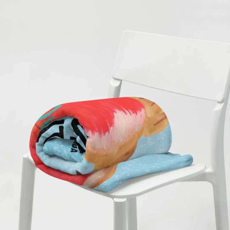 Babydecke Rotkehlchen Weihnachten