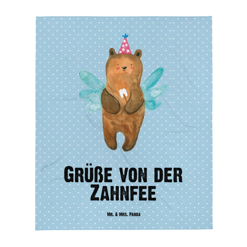 Babydecke Bär Zahnfee