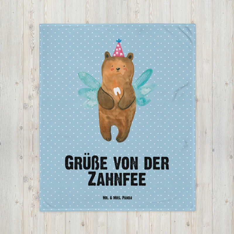 Babydecke Bär Zahnfee