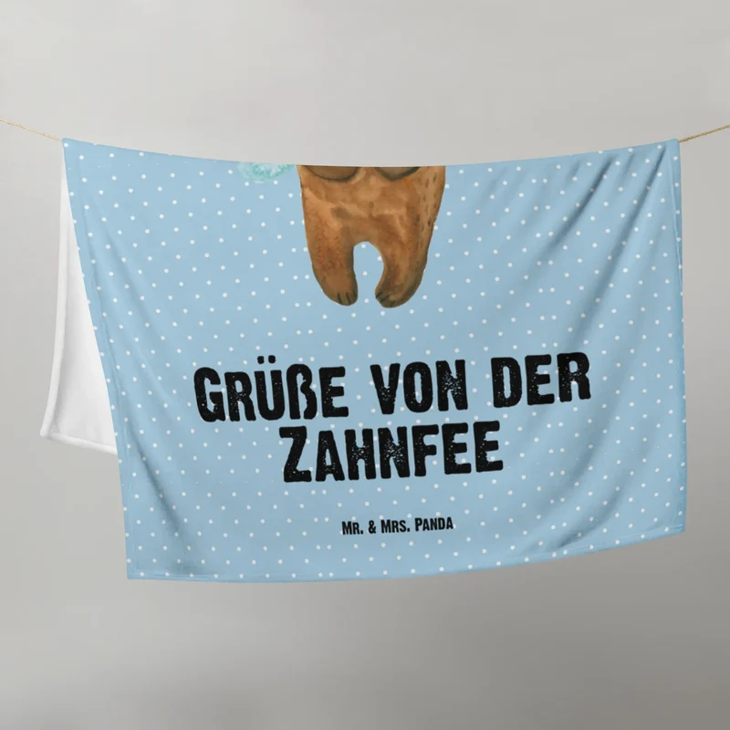 Babydecke Bär Zahnfee