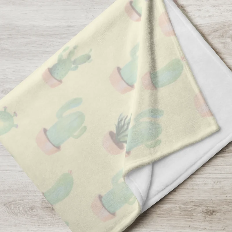 Babydecke Alpaka Blume