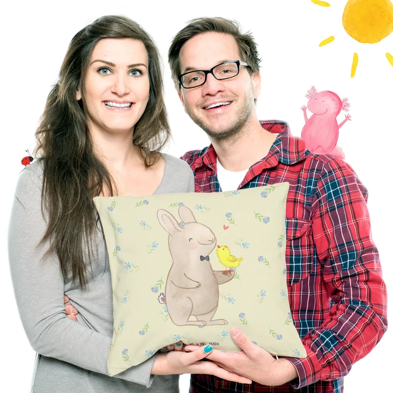 40x40 Kissen Hase Küken
