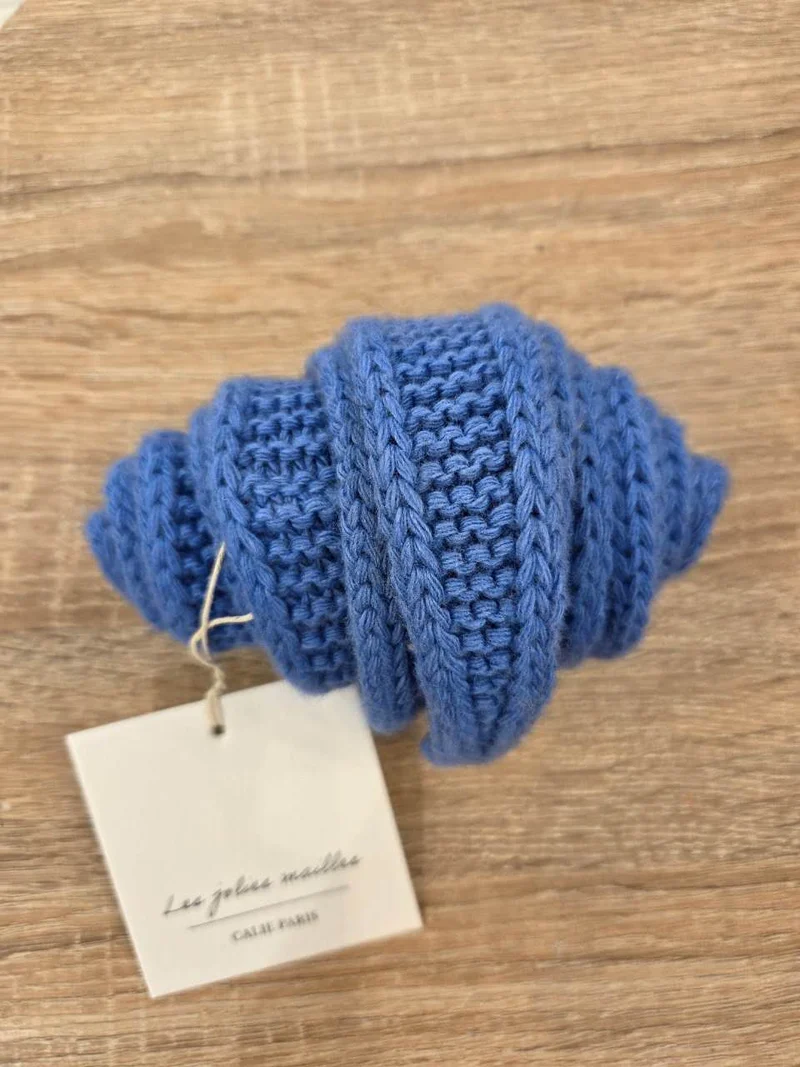 Kleiner Strickschal • Himmelblau