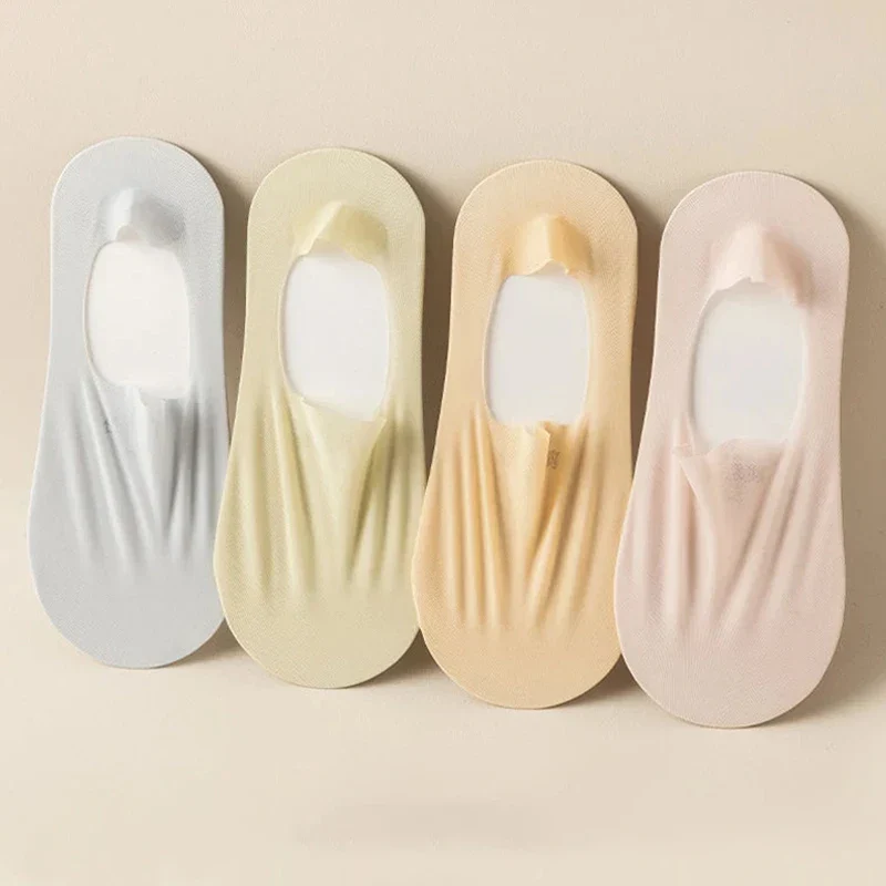 Invisible Breathable Mesh Anti-Slip Socks