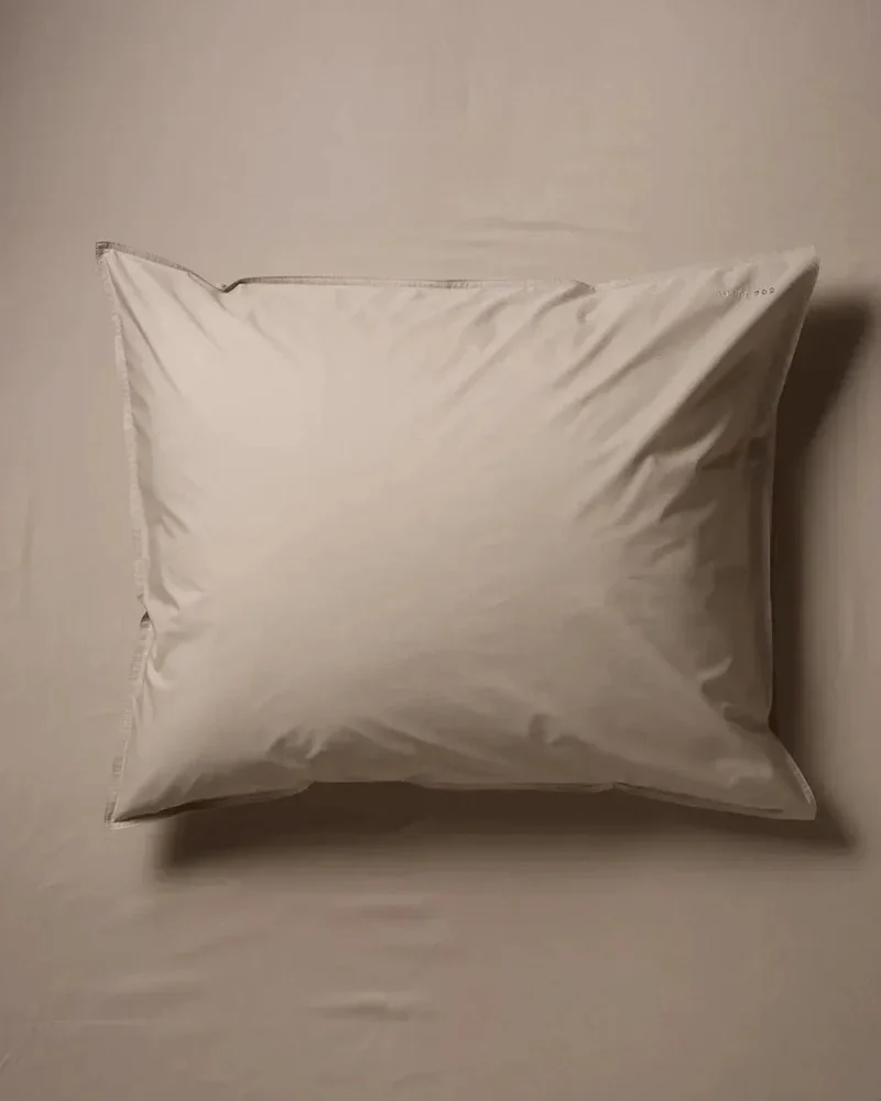 Kissenbezug aus Bio-Baumwolle (80 x 80 cm) • Camel