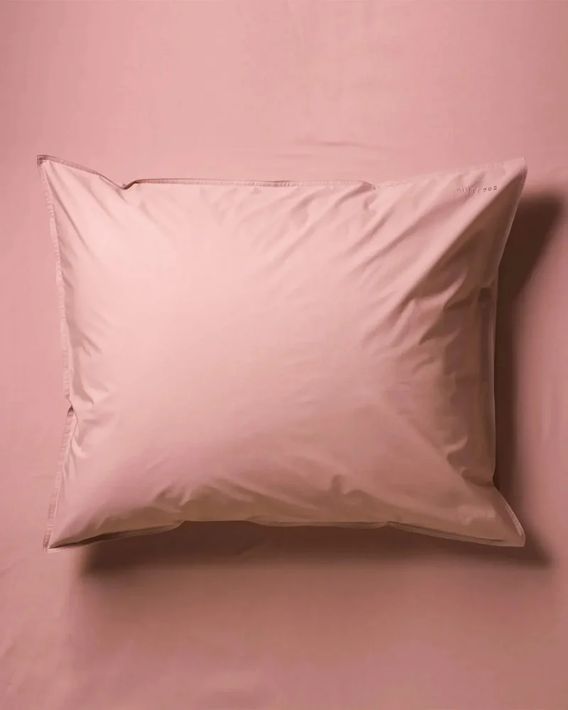Kissenbezug aus Bio-Baumwolle (80 x 80 cm) • Dusty Rose