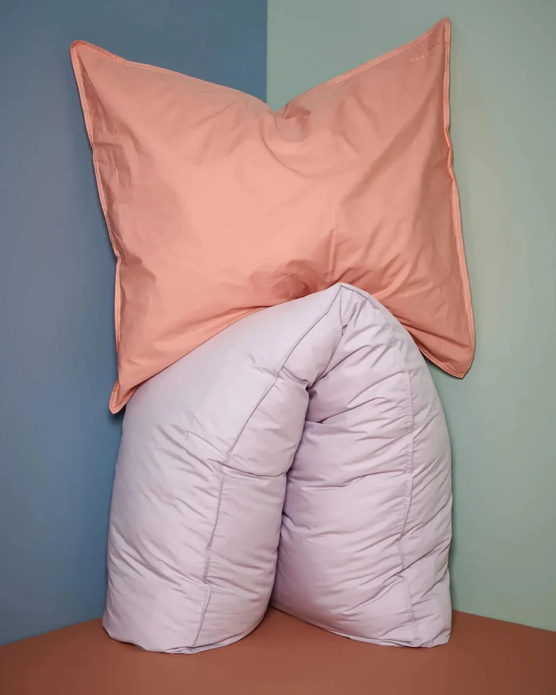 Kissenbezug aus Bio-Baumwolle (80 x 80 cm) • Dusty Rose