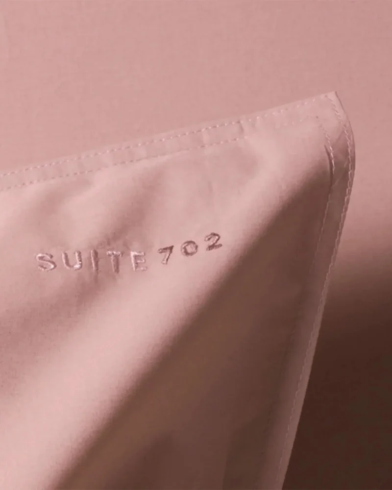 Kissenbezug aus Bio-Baumwolle (80 x 80 cm) • Dusty Rose