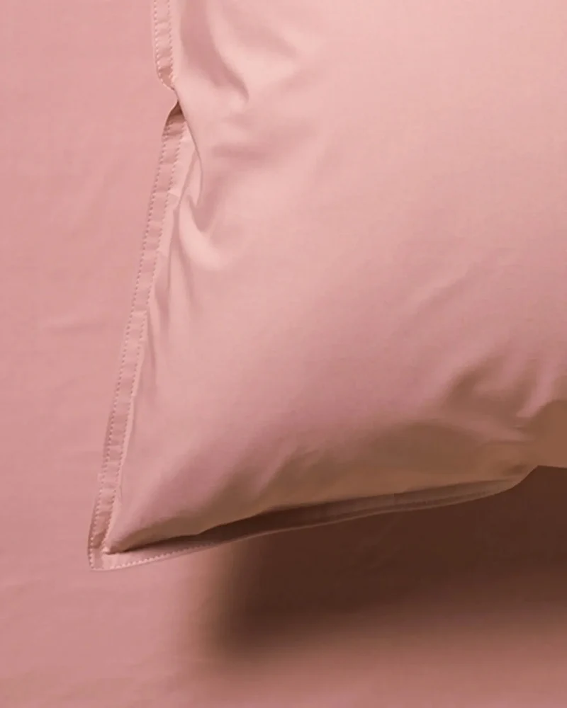 Kissenbezug aus Bio-Baumwolle (80 x 80 cm) • Dusty Rose