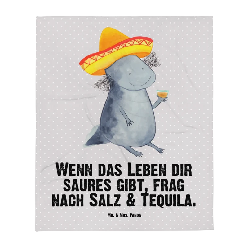Babydecke Axolotl Tequila