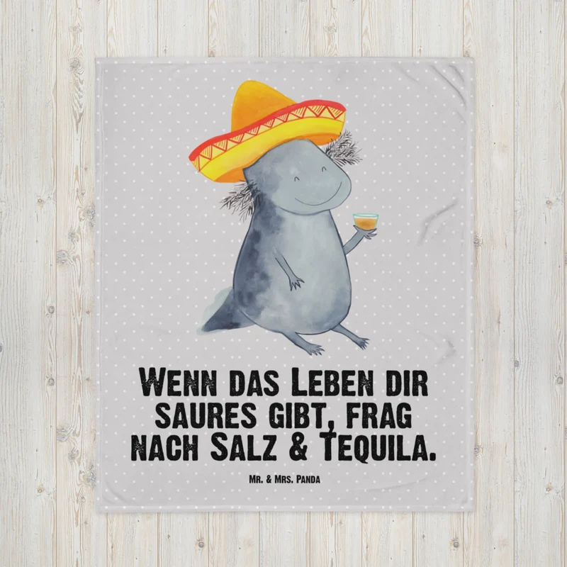 Babydecke Axolotl Tequila