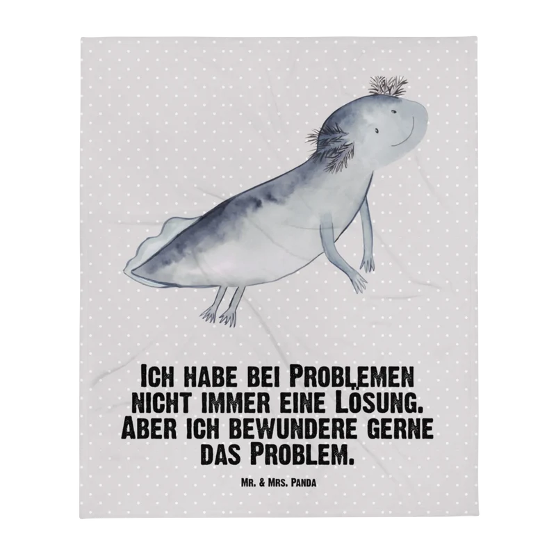 Babydecke Axolotl Schwimmen