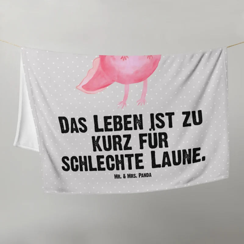 Babydecke Axolotl Glücklich