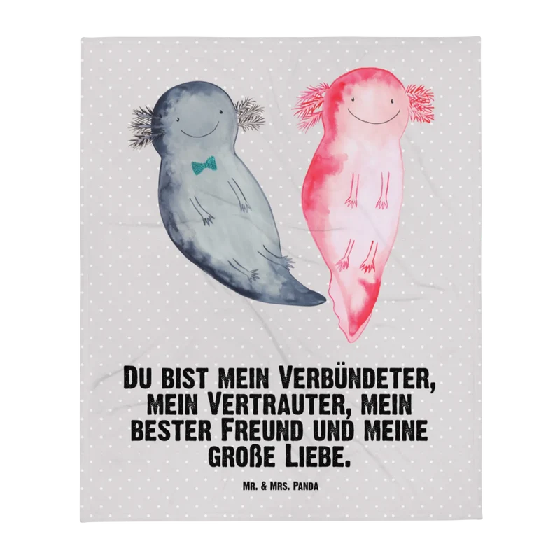 Babydecke Axolotl Freundin
