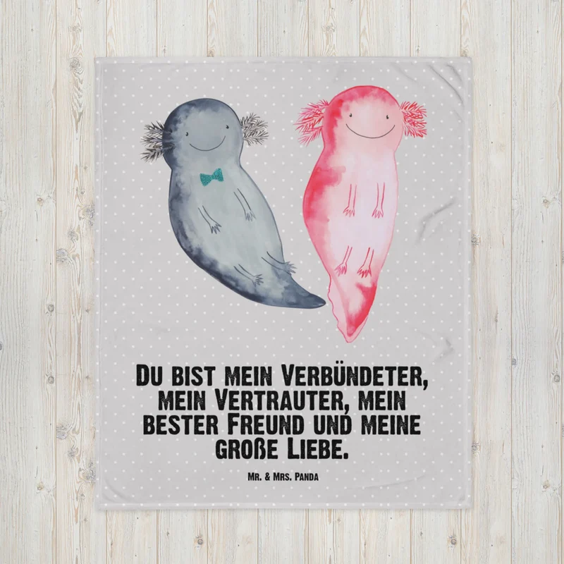 Babydecke Axolotl Freundin