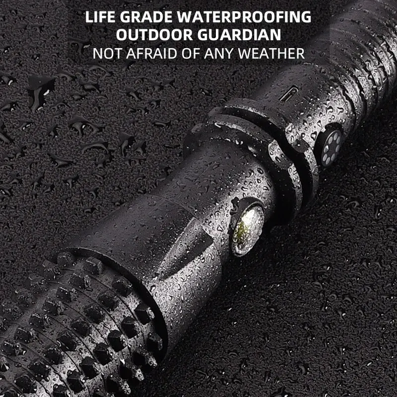 Tactical Self-Defense LED Flashlight Emergency Survival Tool