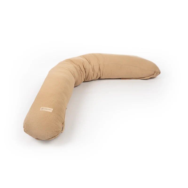Stillkissen & Schwangerschaftskissen Musselin XXL - ergonomisch & vielseitig