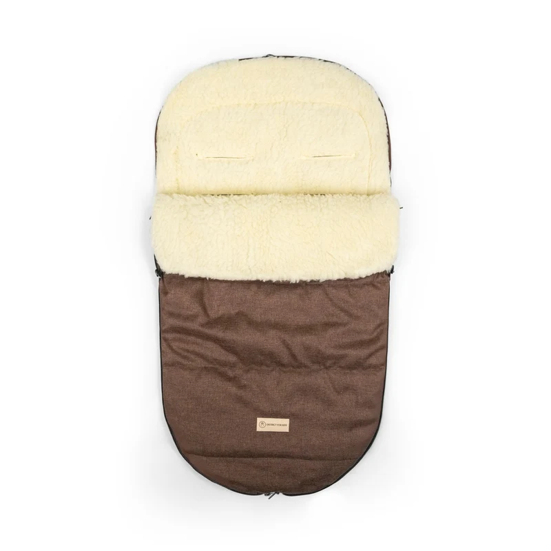 Winterfußsack wasserabweisend Innenfutter aus Merinowolle - Kinderwagen