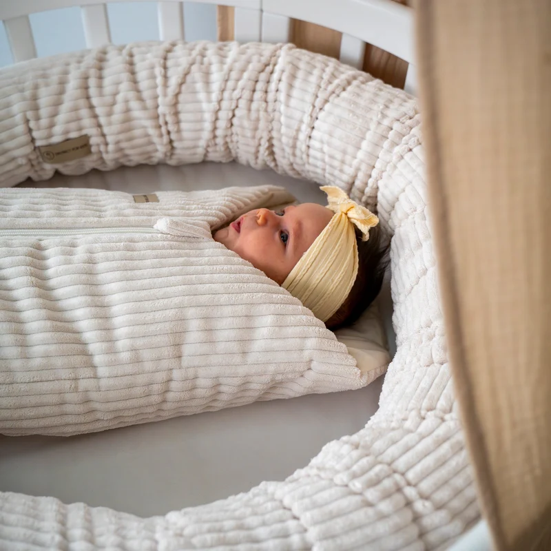 Pucksack Cord mitwachsend - Wärmender Ganzjahres Babyschlafsack