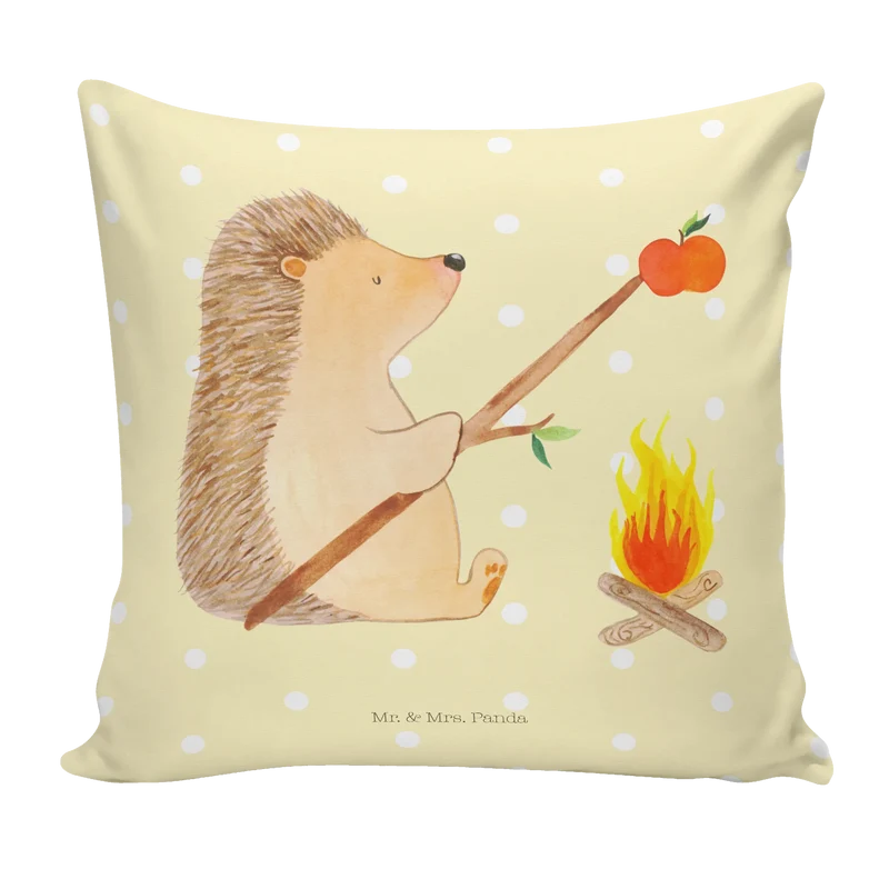 40x40 Kissen Igel Grillen