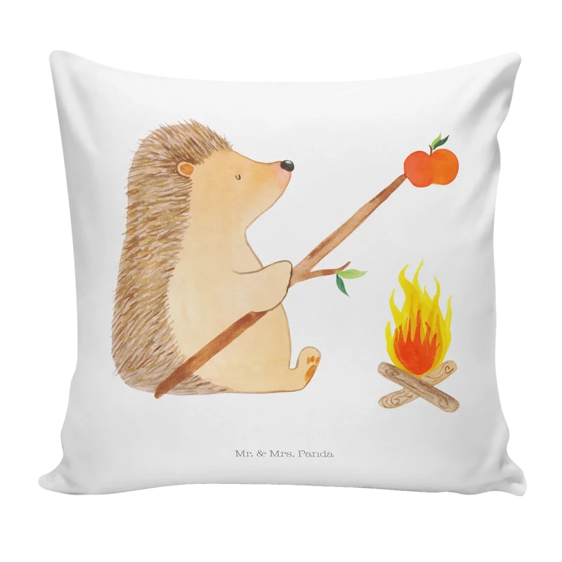40x40 Kissen Igel Grillen