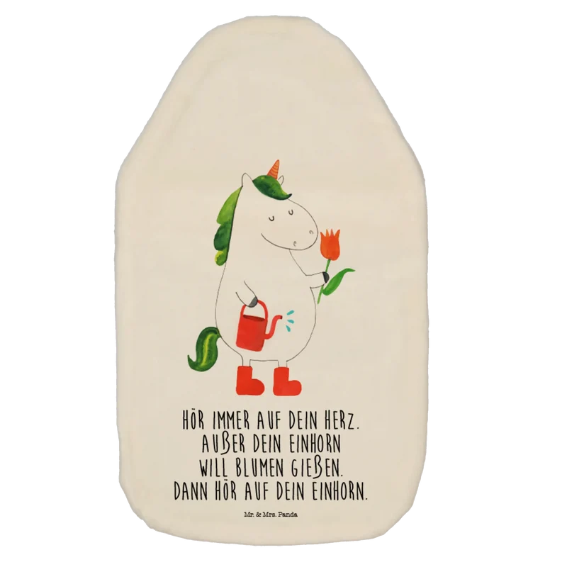 Wärmflasche Einhorn Gärtner