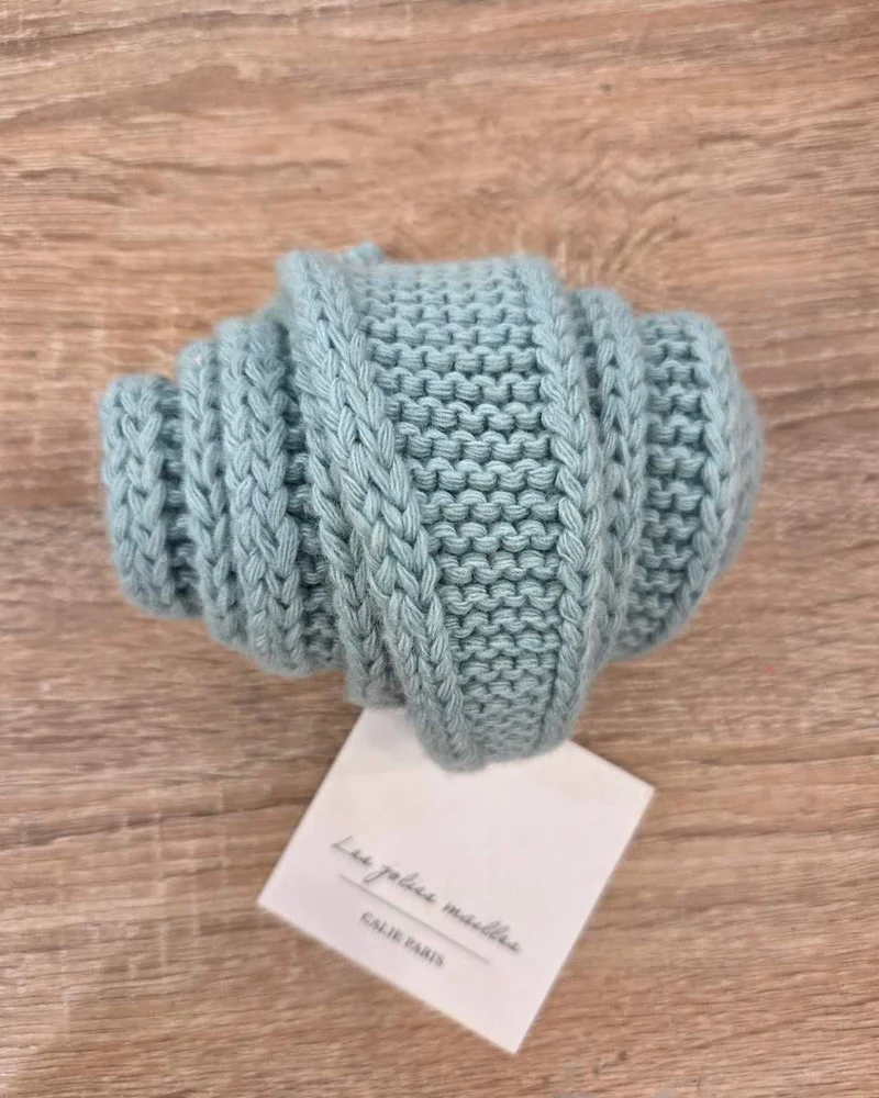 Kleiner Strickschal Mint