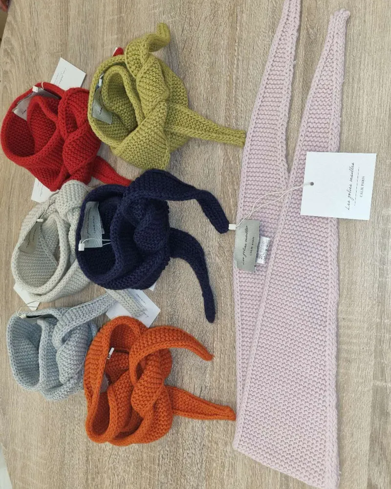 Kleiner Strickschal Mint