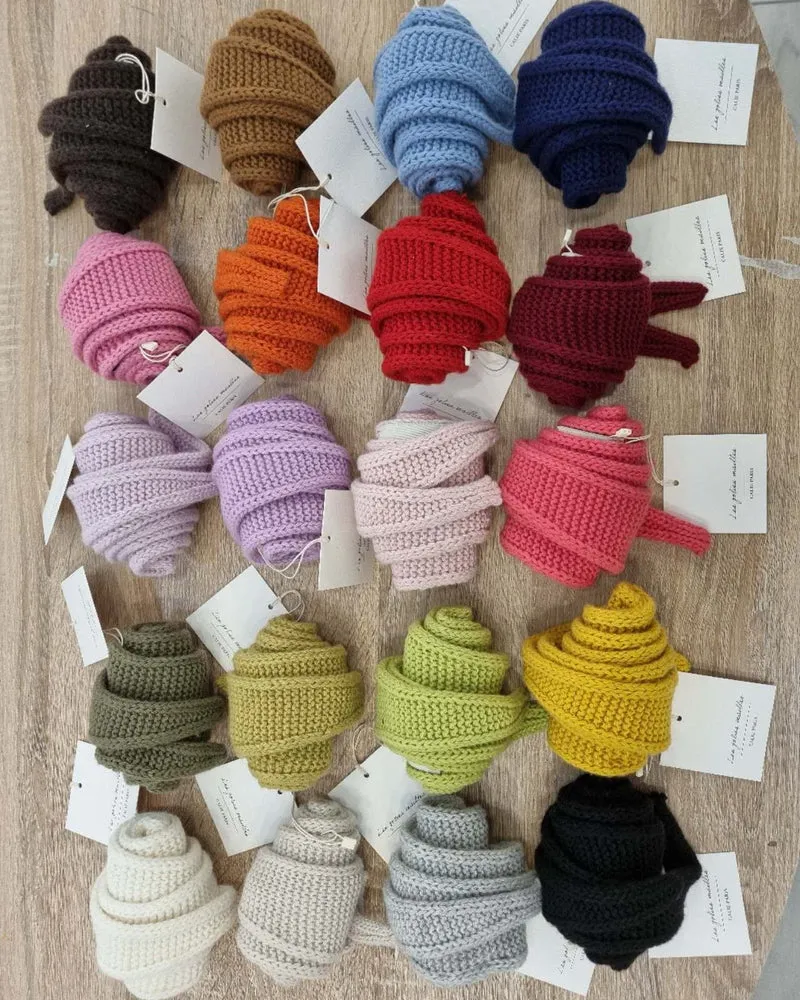 Kleiner Strickschal Mint
