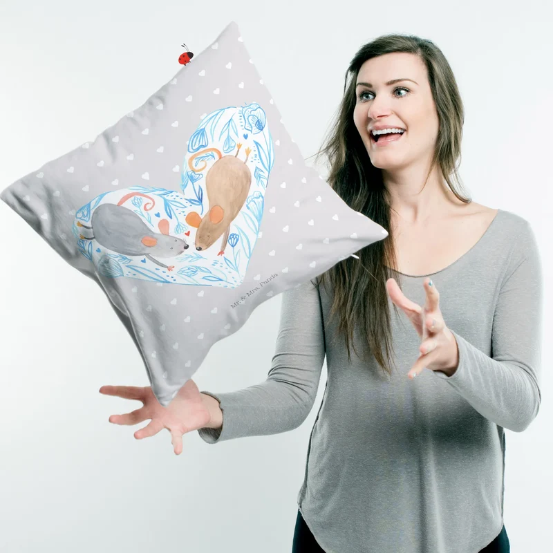 40x40 Kissen Mäuse Herz