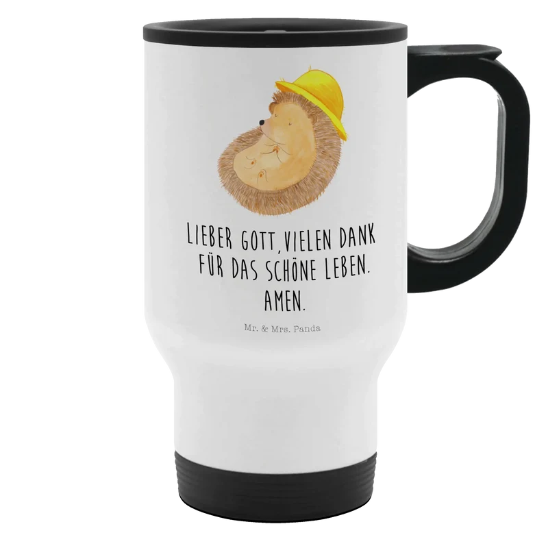 Thermobecher Igel Beten