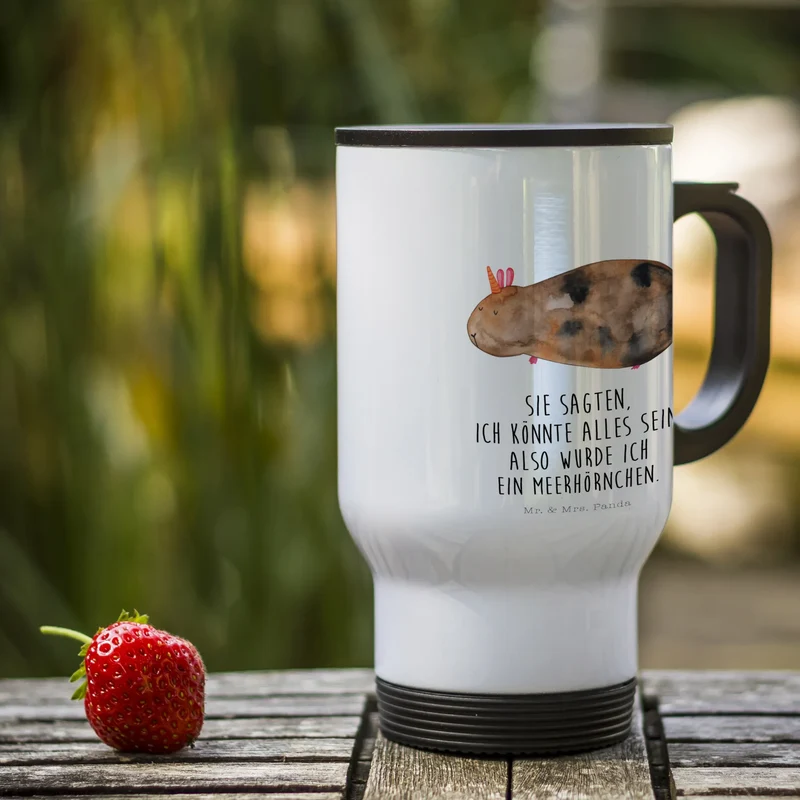 Thermobecher Einhorn Meerschweinchen