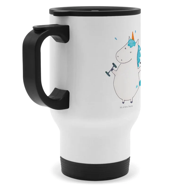 Thermobecher Einhorn Fitness