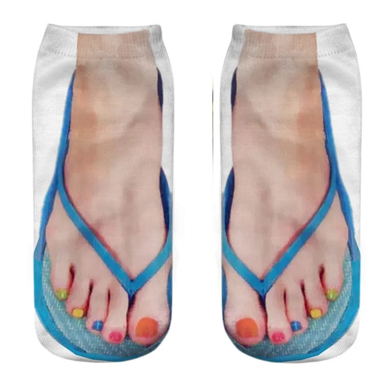 3D Printed Funny Creative Ankle Socks