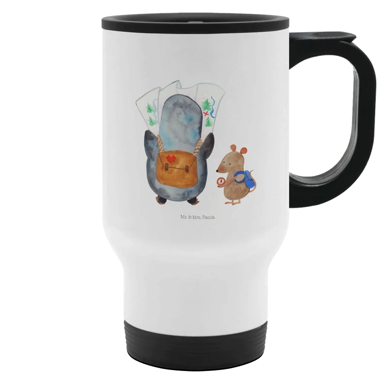 Thermobecher Pinguin & Maus Wanderer