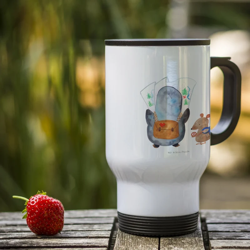 Thermobecher Pinguin & Maus Wanderer