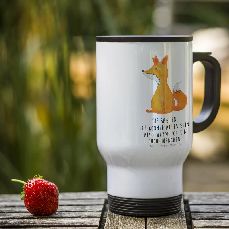 Thermobecher Einhorn Fuchs
