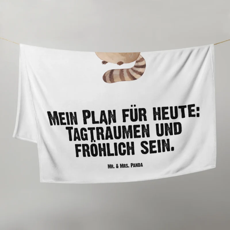 Babydecke Waschbär