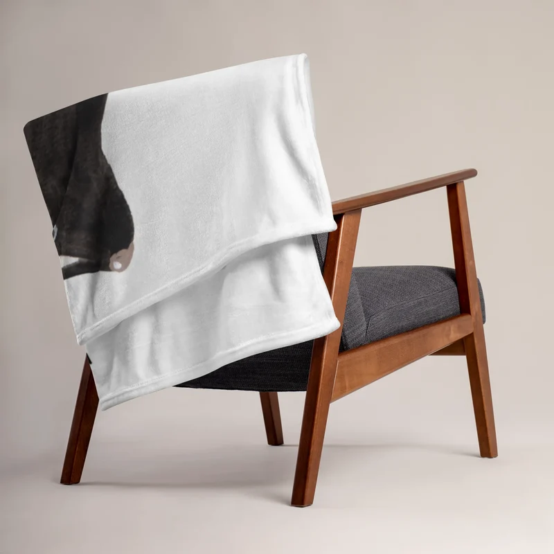 Babydecke Stinktier Sitzen
