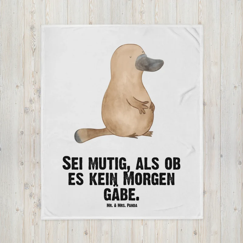Babydecke Schnabeltier Mut