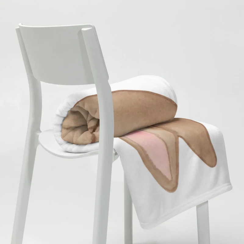 Babydecke Hase Sitzen