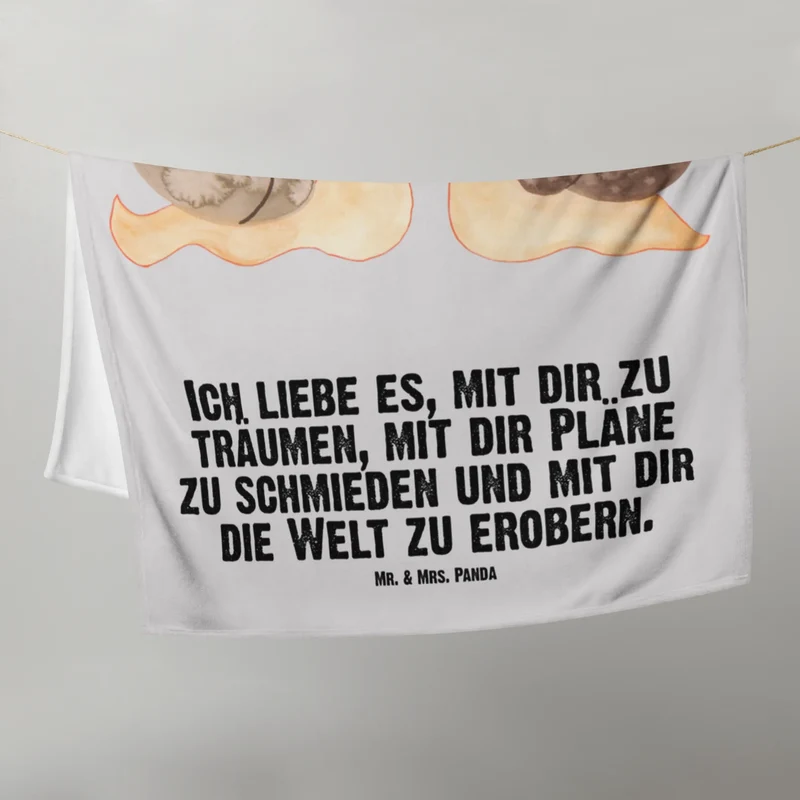Babydecke Schnecken Liebe